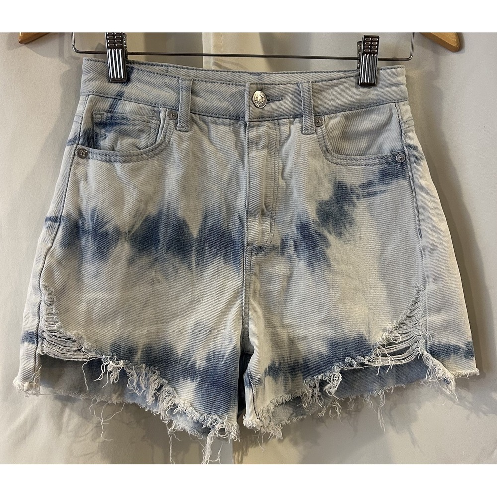 American Eagle shorts 0 Comfort Stretch Waistband Highest Rise‎ Mom Distressed